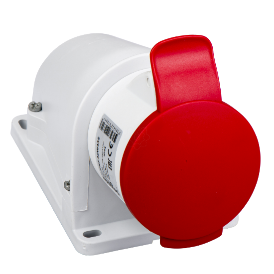 Imagem de PratiKa socket - screw - angled - 32A - 3P + N + E - 380...415 V AC - wall