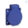 Imagem de PratiKa socket - blue - 2P + E - 10/16 A - 250 V - German - IP54 - flush - back