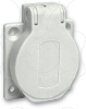 Imagem de PratiKa socket - grey - 2P + E - 10/16 A - 250 V - German - IP54 - flush - back