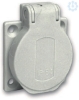 Imagem de PratiKa socket - grey - 2P + E - 10/16 A - 250 V - German - IP54 - flush - back