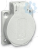 Imagem de PratiKa socket - grey - 2P + E - 10/16 A - 250 V - German - IP54 - flush - back