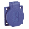 Imagem de PratiKa socket - blue - 2P + E - 10/16 A - 250 V - German - IP54 - flush - side