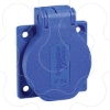 Imagem de PratiKa socket - blue - 2P + E - 10/16 A - 250 V - German - IP54 - flush - side