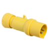 Imagem de PratiKa wander plug - straight - 16 A - 2P + E - 100...130 V AC - IP44