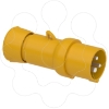 Imagem de PratiKa wander plug - straight - 16 A - 2P + E - 100...130 V AC - IP44