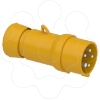 Imagem de PratiKa wander plug - straight - 16 A - 3P + N + E - 100...130 V AC - IP44