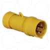 Imagem de PratiKa wander plug - straight - 16 A - 3P + N + E - 100...130 V AC - IP44