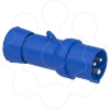 Imagem de PratiKa wander plug - straight - 16 A - 2P + E - 200...250 V AC - IP44