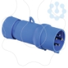 Imagem de PratiKa wander plug - straight - 16 A - 3P + N + E - 200...250 V AC - IP44