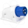 Imagem de PratiKa plug - angled - 16A - 2P + E - 200...250 V AC - IP44 - wall-mounted