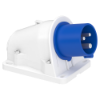Imagem de PratiKa plug - angled - 16A - 2P + E - 200...250 V AC - IP44 - wall-mounted