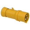 Imagem de PratiKa wander plug - straight - 32 A - 2P + E - 100...130 V AC - IP44