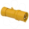 Imagem de PratiKa wander plug - straight - 32 A - 2P + E - 100...130 V AC - IP44