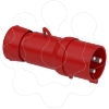 Imagem de PratiKa wander plug - straight - 32 A - 2P + E - 380...415 V AC - IP44