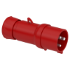 Imagem de PratiKa wander plug - straight - 32 A - 2P + E - 380...415 V AC - IP44