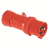 Imagem de PratiKa wander plug - straight - 32 A - 2P + E - 380...415 V AC - IP44