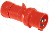 Imagem de PratiKa wander plug - straight - 32 A - 2P + E - 380...415 V AC - IP44