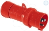 Imagem de PratiKa wander plug - straight - 32 A - 2P + E - 380...415 V AC - IP44