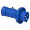 Imagem de PratiKa wander plug - straight - 32 A - 2P + E - 200...250 V AC - IP67