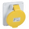 Imagem de PratiKa socket - fast - angled - 16A - 2P + E - 100...130 V AC - panel