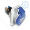 Imagem de PratiKa socket - fast - angled - 32A - 3P + N + E - 200...250 V AC - panel