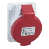 Imagem de PratiKa socket - fast - angled - 32A - 3P + E - 380...415 V AC - panel
