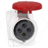 Imagem de PratiKa socket - fast - angled - 16A - 3P + E - 380...415 V AC - panel