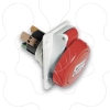 Imagem de PratiKa socket - fast - angled - 32A - 3P + E - 380...415 V AC - panel