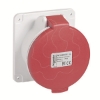 Imagem de PratiKa socket - fast - straight - 32A - 3P + N + E - 380...415 V AC - panel