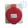 Imagem de PratiKa socket - fast - angled - 32A - 3P + E - 380...415 V AC - wall