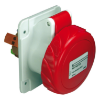 Imagem de PratiKa socket - fast - straight - 32A - 3P + N + E - 380...415 V AC - panel