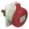 Imagem de PratiKa socket - fast - straight - 32A - 3P + N + E - 380...415 V AC - panel