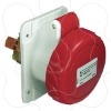 Imagem de PratiKa socket - fast - straight - 32A - 3P + N + E - 380...415 V AC - panel