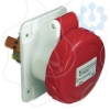 Imagem de PratiKa socket - fast - straight - 32A - 3P + N + E - 380...415 V AC - panel