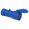 Imagem de PratiKa wander socket - straight - 16 A - 3P + N + E - 200...250 V AC - IP44