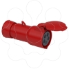 Imagem de PratiKa wander socket - straight - 16 A - 3P + N + E - 380...415 V AC - IP44