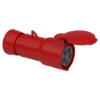 Imagem de PratiKa wander socket - straight - 16 A - 3P + N + E - 380...415 V AC - IP44