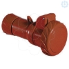 Imagem de PratiKa wander socket - straight - 16 A - 2P + E - 380...415 V AC - IP67
