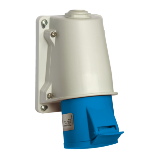 Imagem de PratiKa socket - fast - angled - 16A - 2P + E - 200...250 V AC - wall