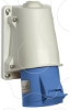 Imagem de PratiKa socket - fast - angled - 16A - 2P + E - 200...250 V AC - wall