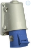 Imagem de PratiKa socket - fast - angled - 16A - 2P + E - 200...250 V AC - wall