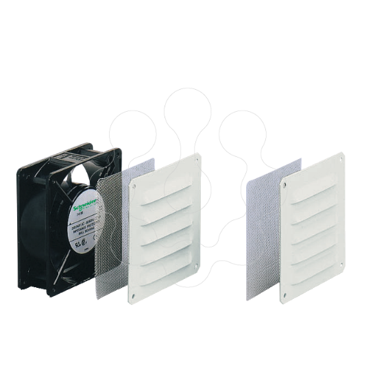 Imagem de Climasys forced vent. 54 m3/h 230V 2 metal grilles and 2 anti insect filters