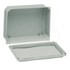 Imagem de Metal industrial cut-out box - low plain cover - H85xW85xD49 - IP55 - grey