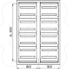 Imagem de Spacial SF/SM double chassis coupling set - 576 modules of 18 mm - 2000x1200mm