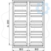 Imagem de Spacial SF/SM double chassis coupling set - 576 modules of 18 mm - 2000x1200mm