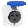 Imagem de PratiKa socket - fast - angled - 32A - 2P + E - 200...250 V AC - panel