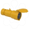 Imagem de PratiKa wander socket - straight - 32 A - 3P + N + E - 100...130 V AC - IP44
