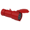 Imagem de PratiKa wander socket - straight - 32 A - 3P + N + E - 380...415 V AC - IP44