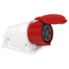 Imagem de PratiKa socket - fast - angled - 32A - 3P + N + E - 380...415 V AC - wall