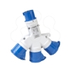 Imagem de PratiKa multiple adapter - 3 industrial sockets - 16 A - 2P+E - 220V AC - IP67